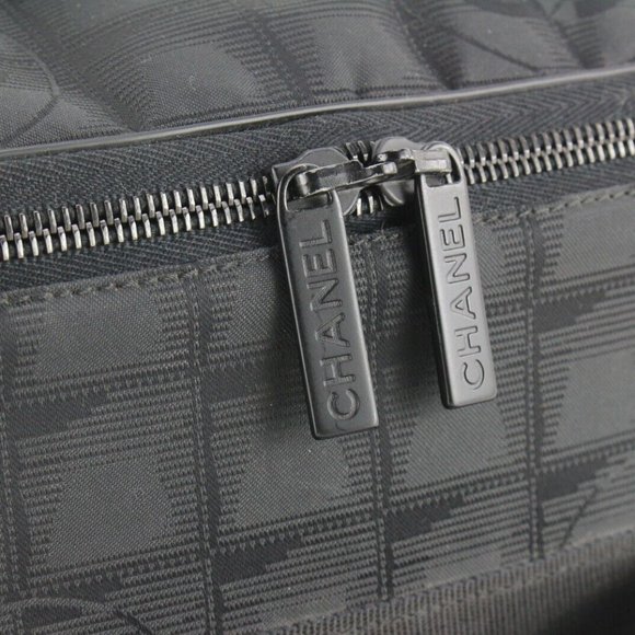 Chanel Black New Line Suitcase Messenger Carry-On 8CAS0419 - Picture 9 of 12